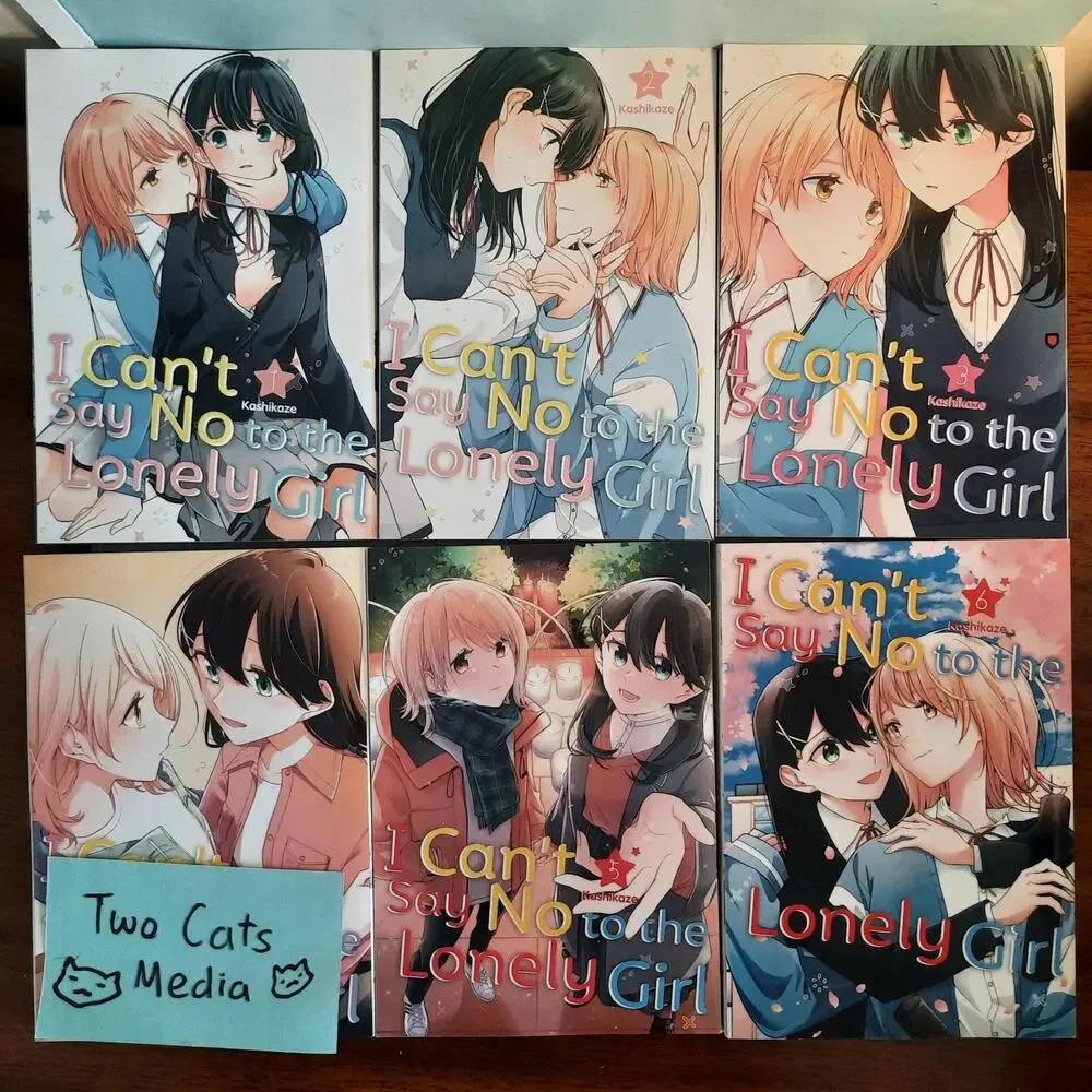📚 I Can't Say No to the Lonely Girl Vol. 1-6 English Manga Bundle Kodansha Yuri
